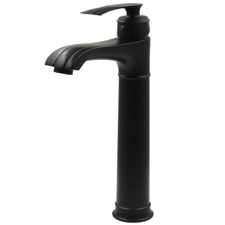 Novatto RANSOM Single Lever Vessel Faucet in Matte Black GF-163MB